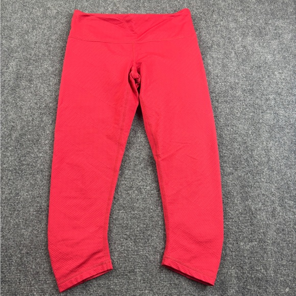 Prana Pants - PRANA Women’s Capri Leggings Watermelon colored textured material size: Small